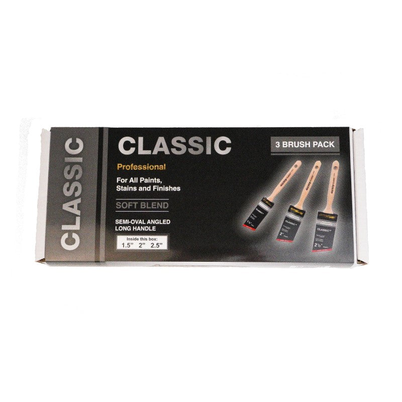 Arroworthy Classic Semi-Oval Angled Long Handle Brush