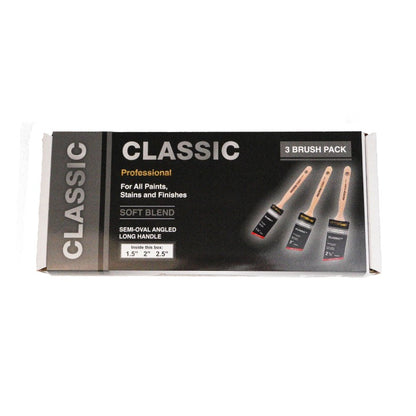 Arroworthy Classic Semi-Oval Angled Long Handle Brush