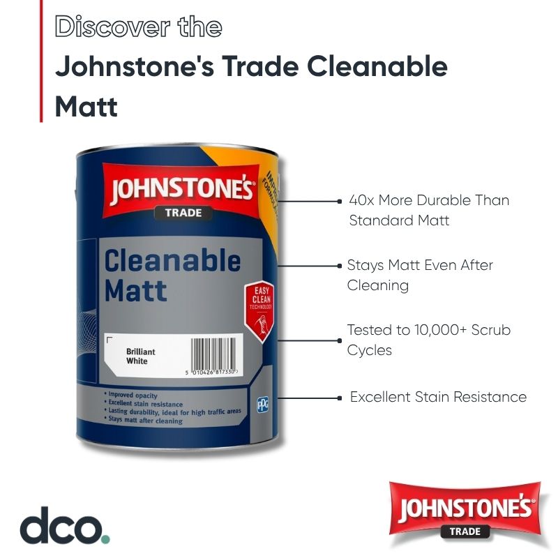 Johnstone's Trade Cleanable Matt - Brilliant White
