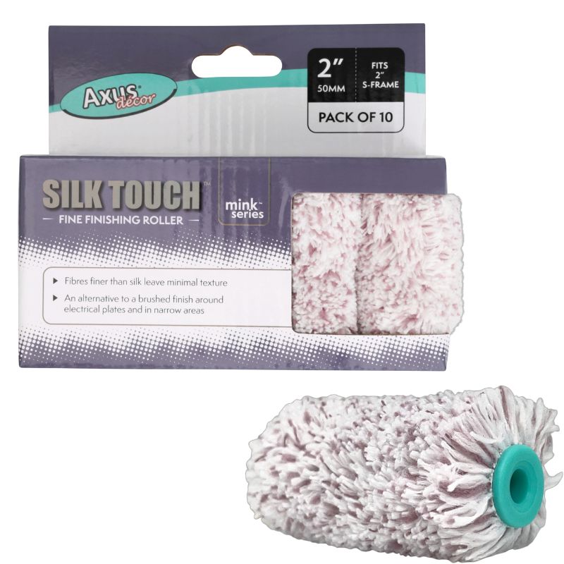 Silk Touch Medium Pile 2" Roller 10 Pack
