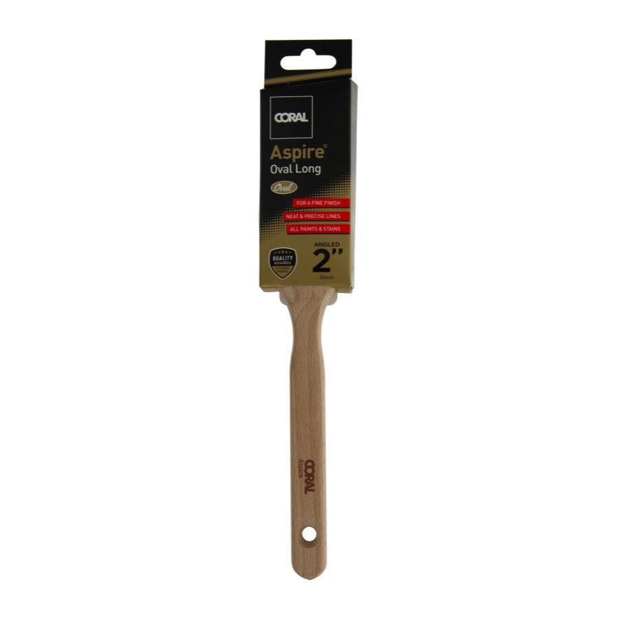 Coral Aspire Long Handle 2" Angled Brush