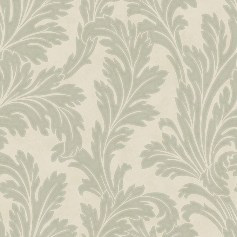 Acanthus Leaf Wallpaper Sage/Cream Sample