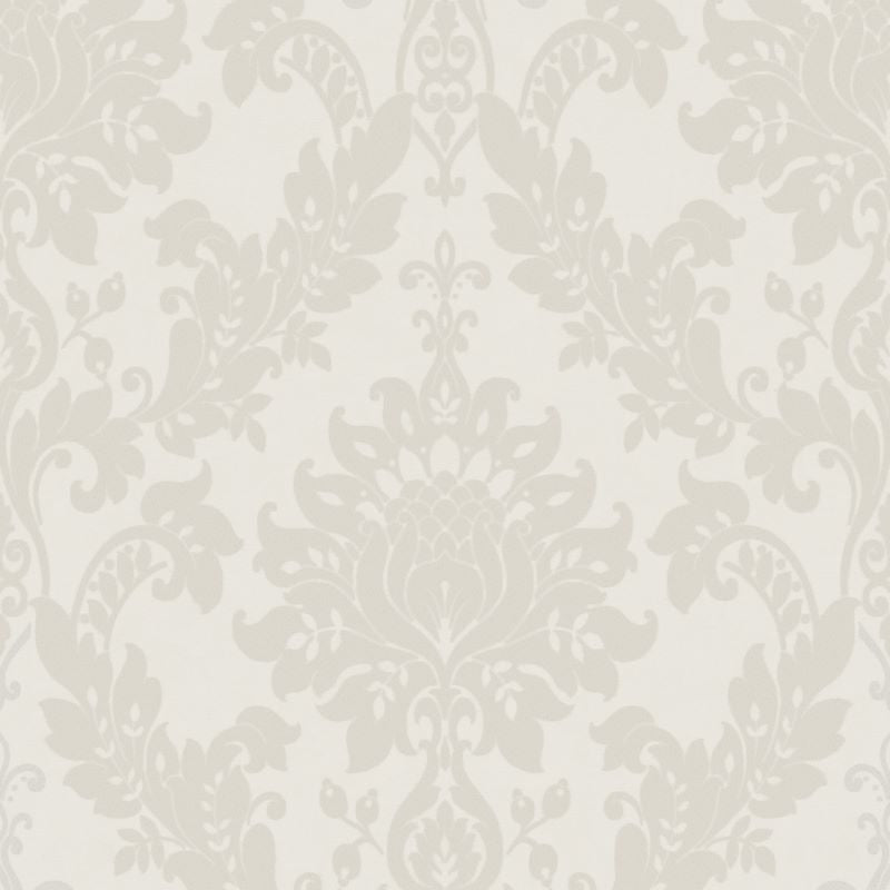 Clara Damask Wallpaper Dove Sample