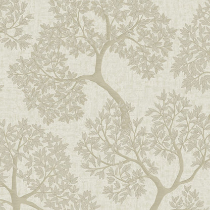 Giovanni Tree Metallic Wallpaper