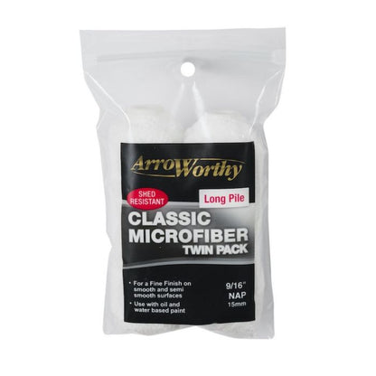 Arroworthy Classic Microfiber 4" Mini Roller Sleeve - Twin Pack