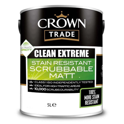 Crown Clean Extreme Matt - Designer Colour Match Paint - 0580-Y30R 5L