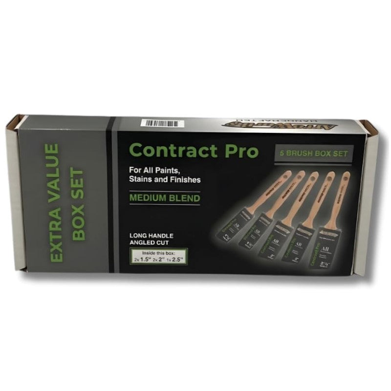 Arroworthy Contractor Pro Brush Box Set - 5 Pack