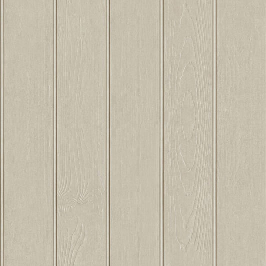Olivia Beaded Wood Wallpaper Beige Sample