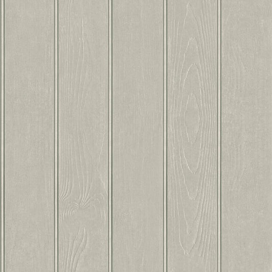 Olivia Beaded Wood Wallpaper Grey Sample