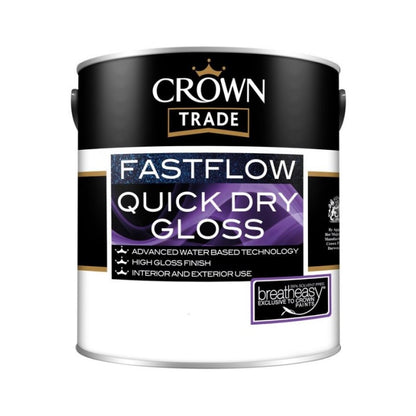 Crown Trade Fastflow Quick Dry Gloss - Designer Colour Match Paint - Trailing Plant 1L