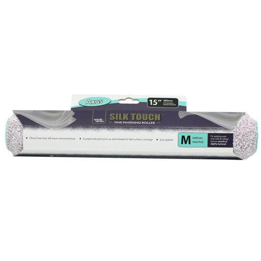 Axus Silk Touch 15" Roller Sleeve - Medium Pile