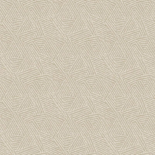 Atakora Mica Geometric Wallpaper Cream Sample