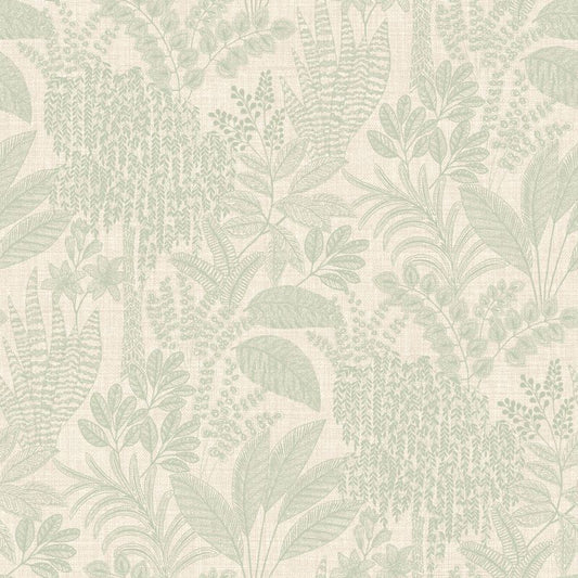 Oasis Wallpaper Sage Sample
