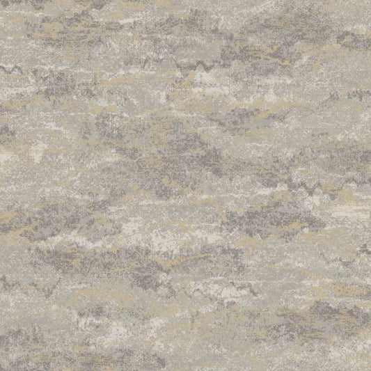 Atlas Metallic Wallpaper Steel Grey Sample