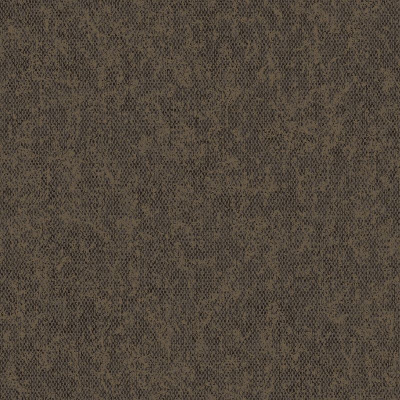 Sinamay Metallic Woven Fabric Wallpaper Noir/ Gold Sample