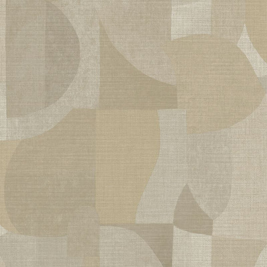 Dune Geometric Wallpaper Sand Sample