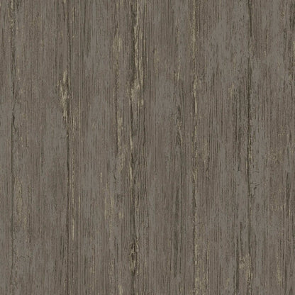 Sapele Distressed Wood Panel Wallpaper