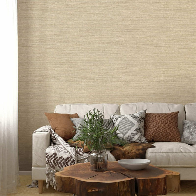 Rete Metallic Textured Wallpaper