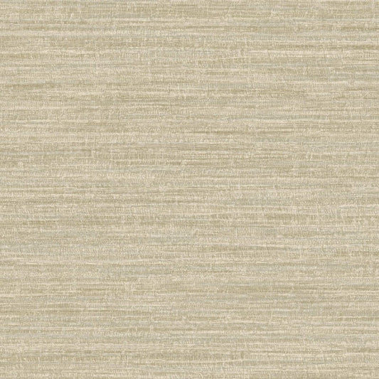 Rete Metallic Textured Wallpaper Sample - Cream