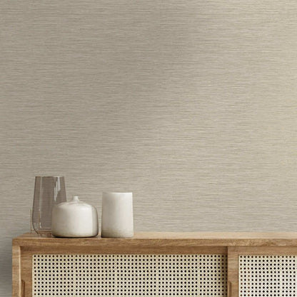 Grasscloth Textured Wallpaper