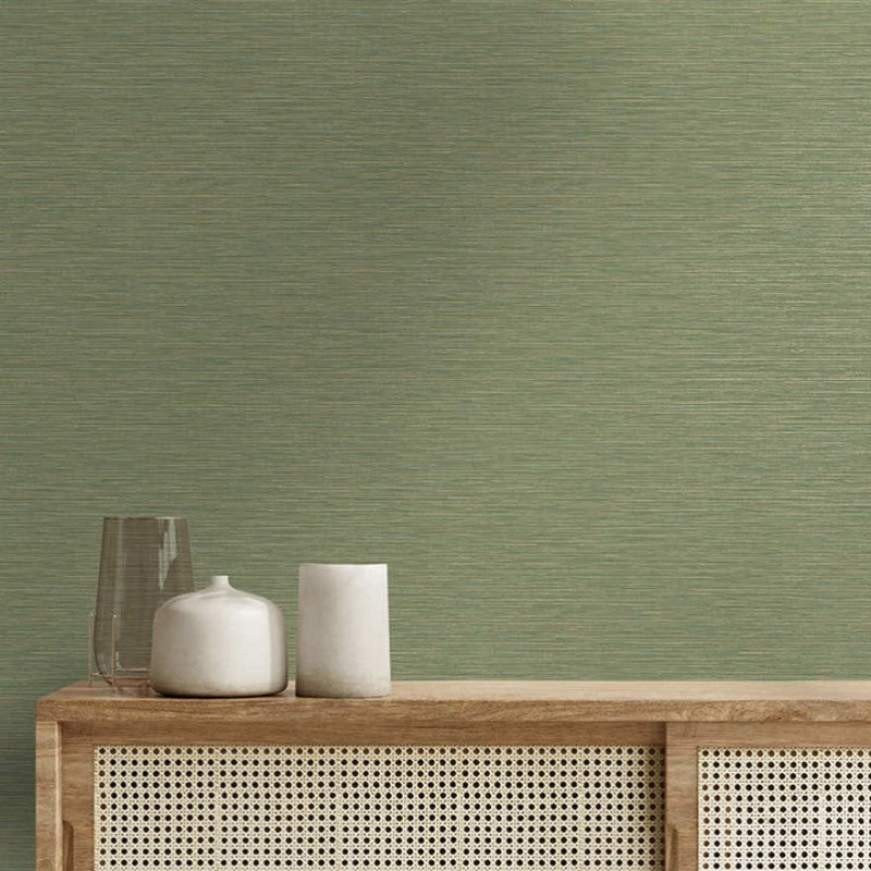 Grasscloth Textured Wallpaper