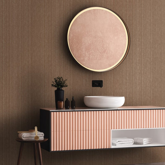 Kilim Textured Striped Wallpaper
