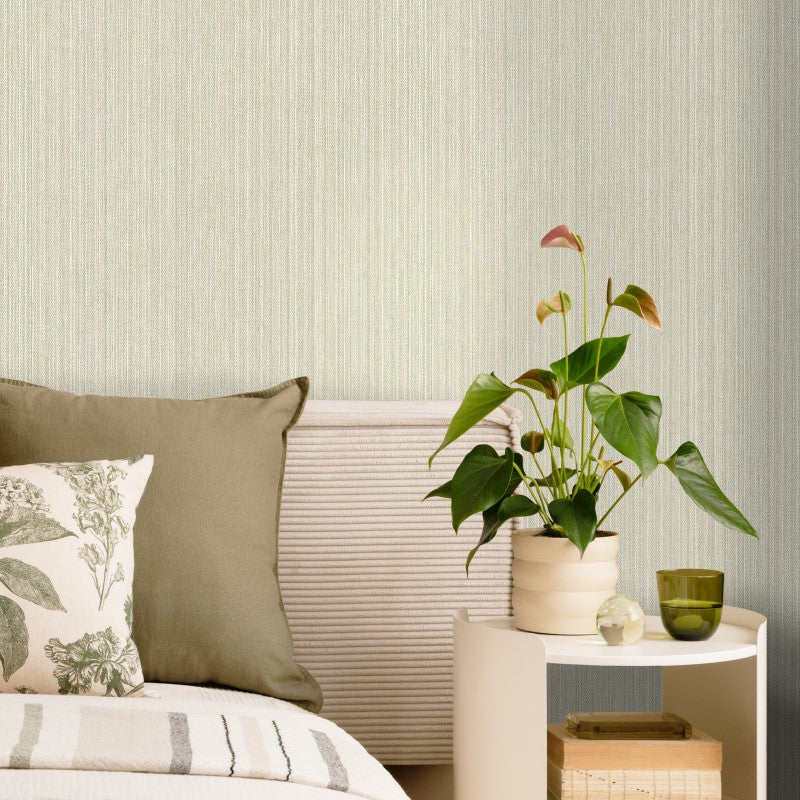 Kilim Textured Striped Wallpaper