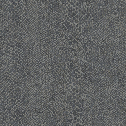 Boa Snake Skin Metallic Wallpaper