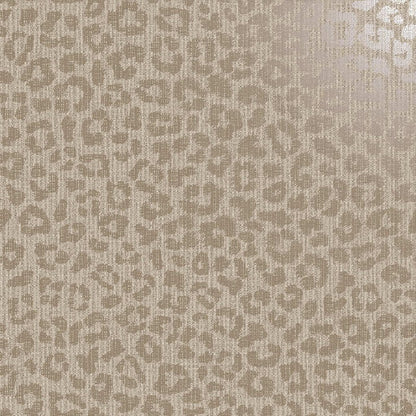 Sunda Leopard Print Metallic Wallpaper