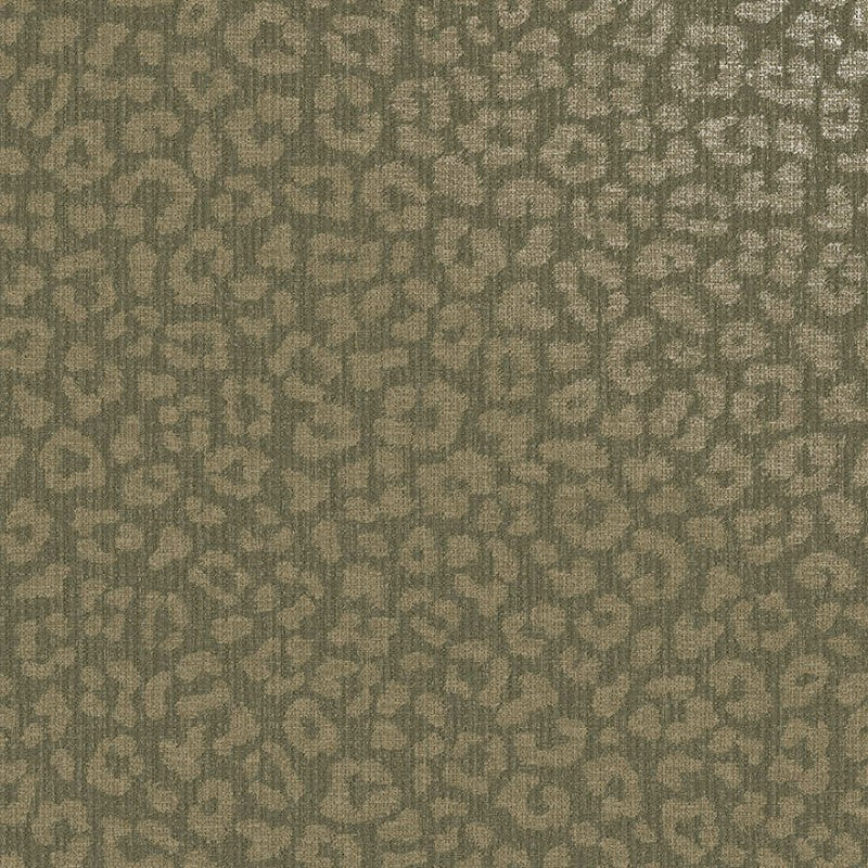 Sunda Leopard Print Metallic Wallpaper