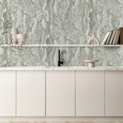 Thassos Marble Wallpaper