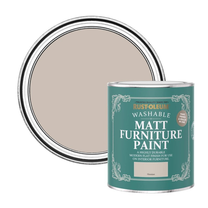 Rust Oleum Matt Furniture Paint - Hessian 750ml