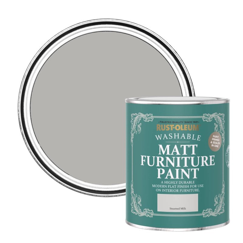 Rust Oleum Matt Furniture Paint - Steamed Milk 750ml
