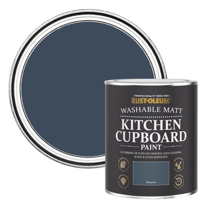 Rust Oleum Kitchen Cupboard Paint - Blue Print 750ml