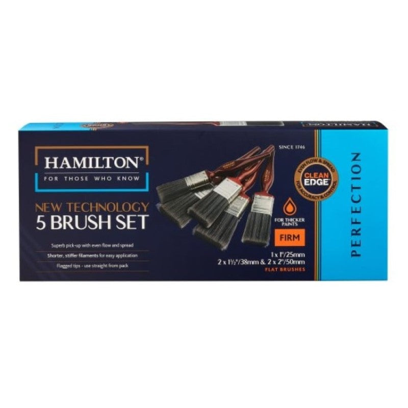 Hamilton Perfection CleanEdge 5 Brush Box Set | DCO – Decorating Centre ...