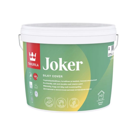 Tikkurila Joker Zero Odour Matt for Walls & Ceilings - Colour Match