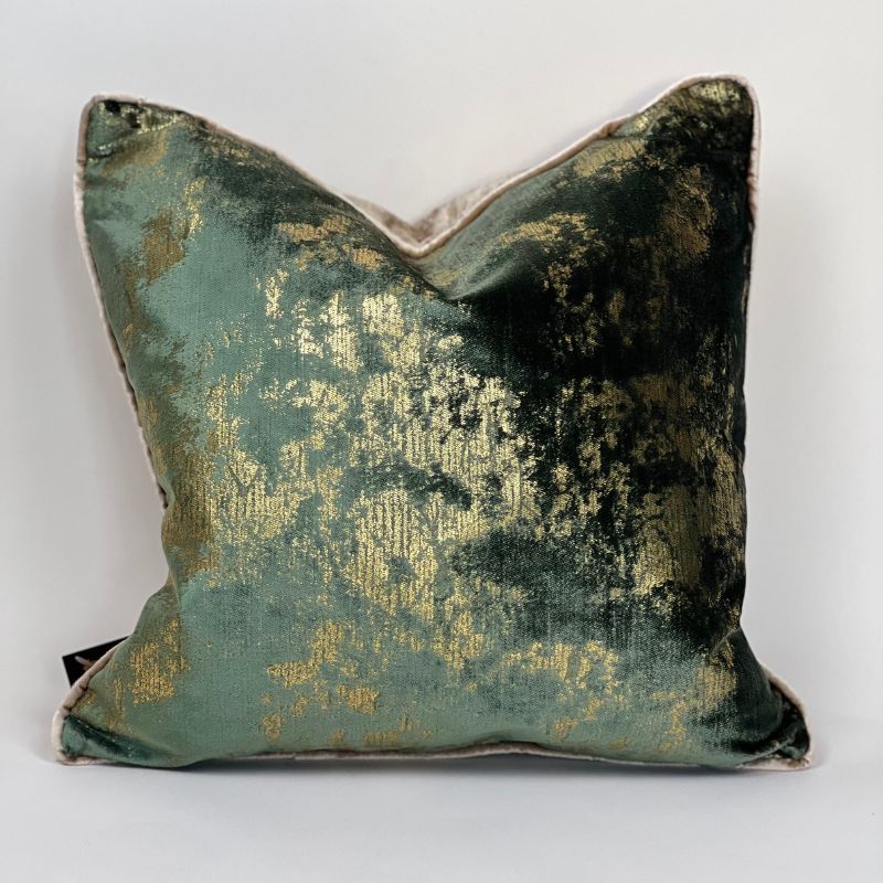 Malini Spoiltrotton Sage Cushion