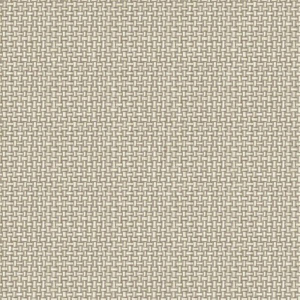 Biderbost Woven Effect Wallpaper - Cream Sample