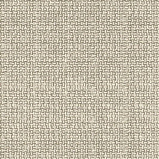 Biderbost Woven Effect Wallpaper - Cream Sample