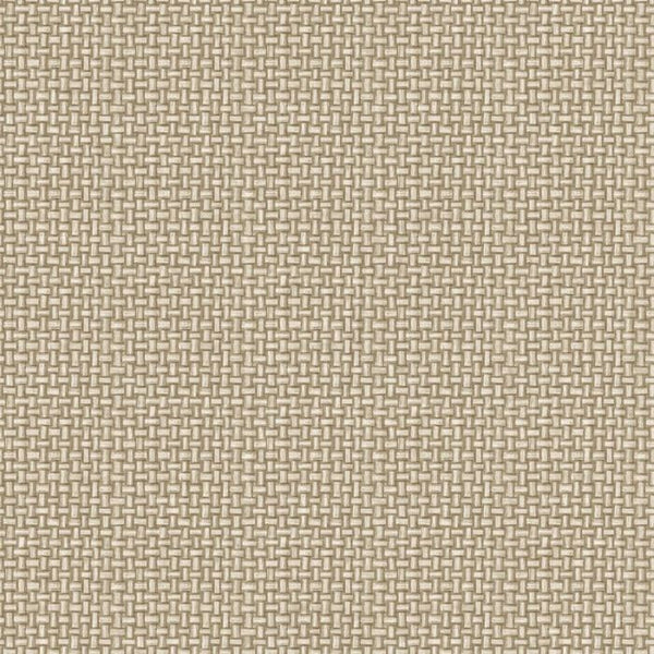 Biderbost Woven Effect Wallpaper - Beige Sample