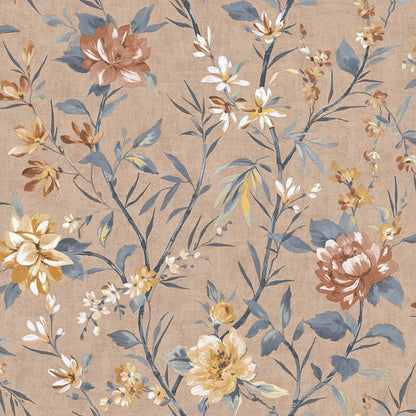Sazanka Floral Wallpaper