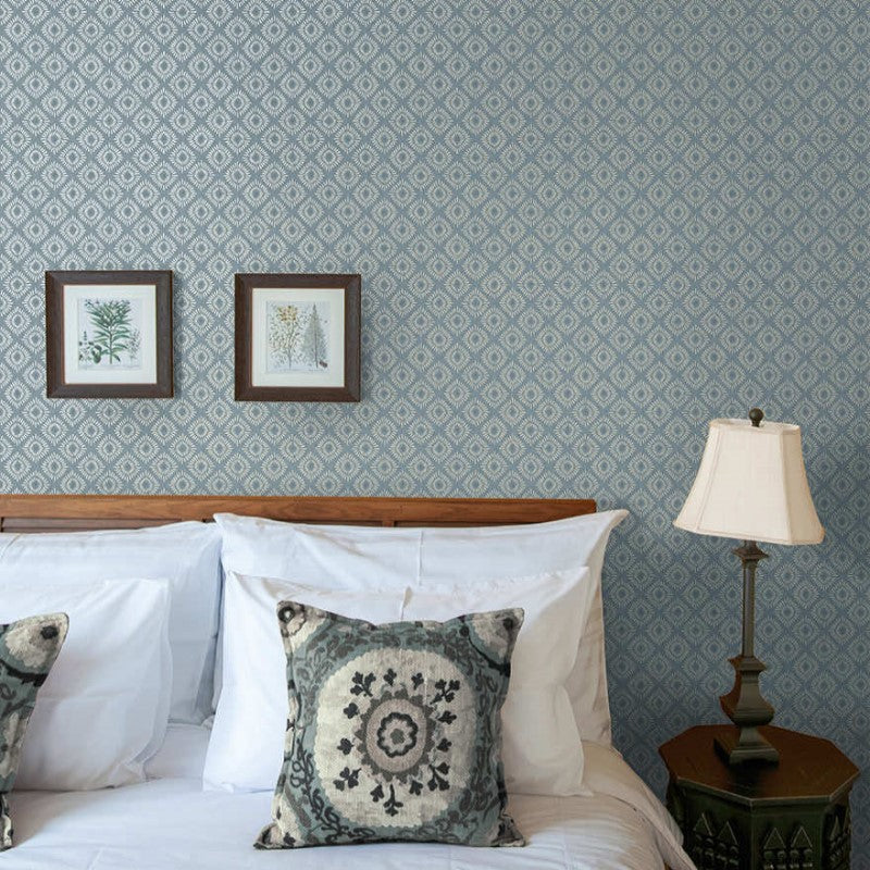 Sunstone Geometric Motif Wallpaper