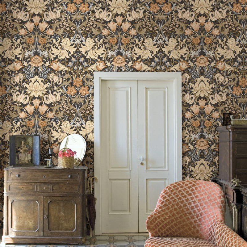 Fleurmont Ornate Floral Wallpaper