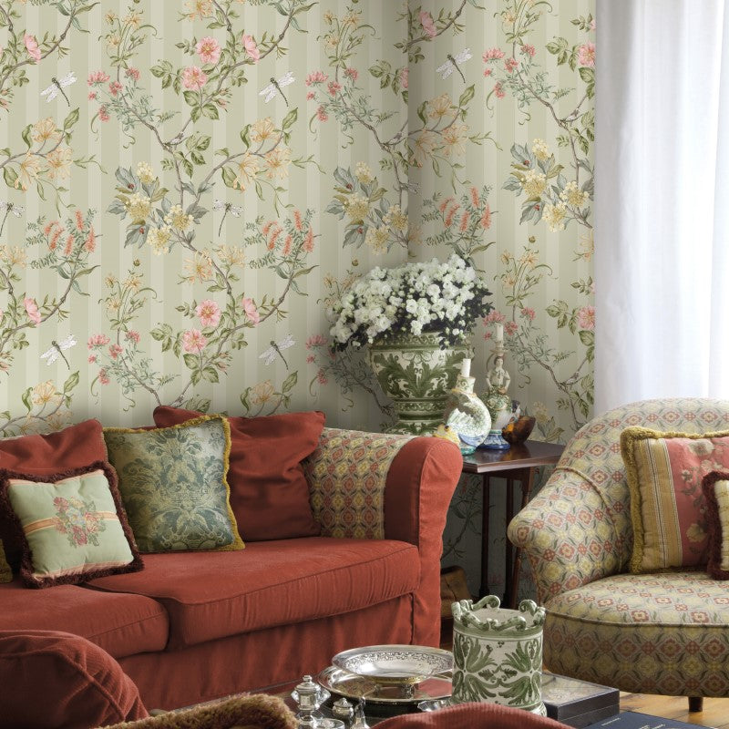 Camberley Floral Trail Wallpaper