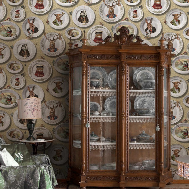 Tales Of The Manor Quirky Animal Wallpaper