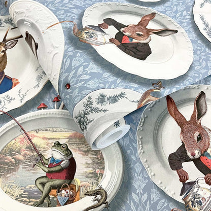 Tales Of The Manor Quirky Animal Wallpaper