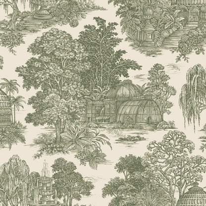 Blenheim Garden Vintage Wallpaper