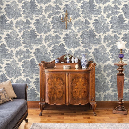 Blenheim Garden Vintage Wallpaper
