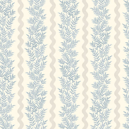 Pipkin Stripe Leaf Wallpaper