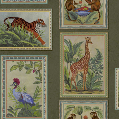 Menagerie Animal Frame Wallpaper